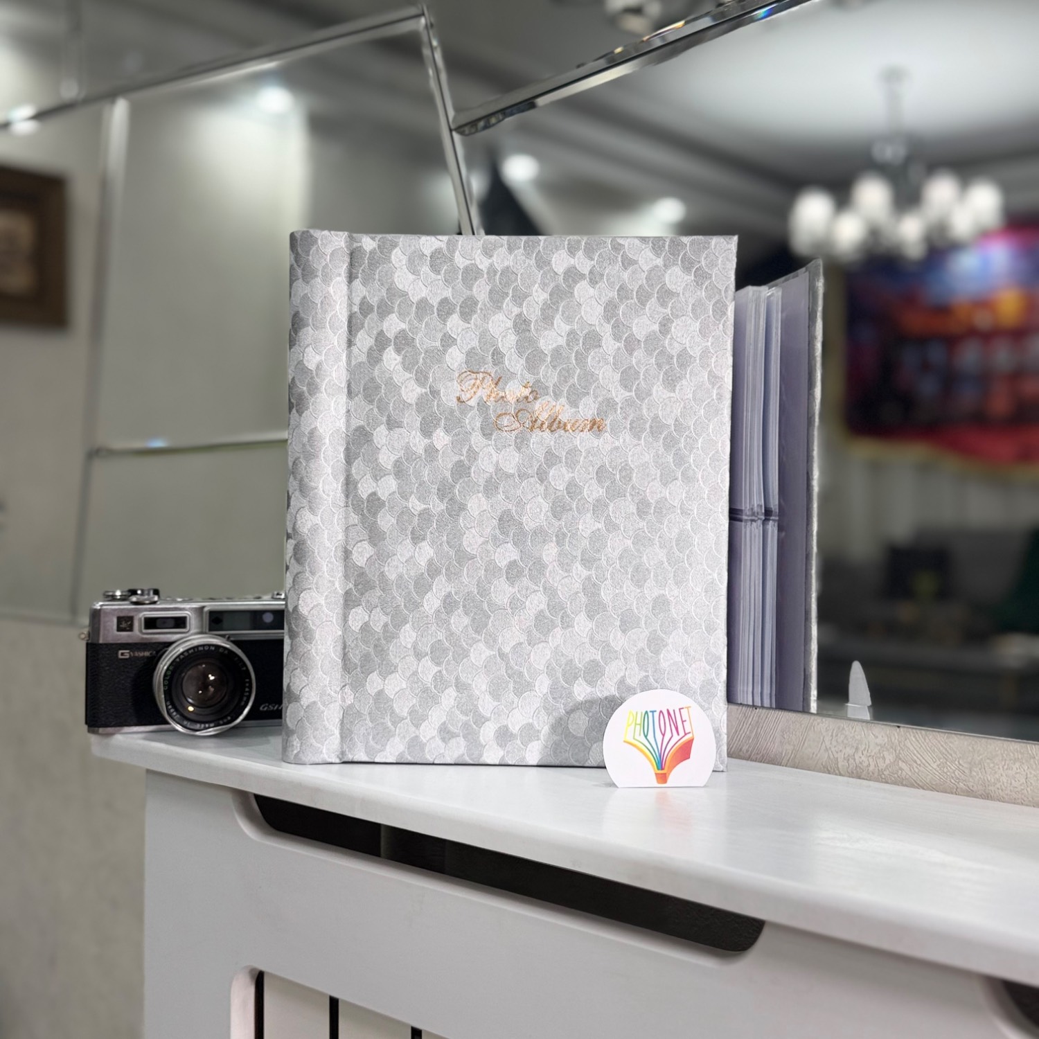 آلبوم پاکتی 200 عکس 18*13 نقره ای