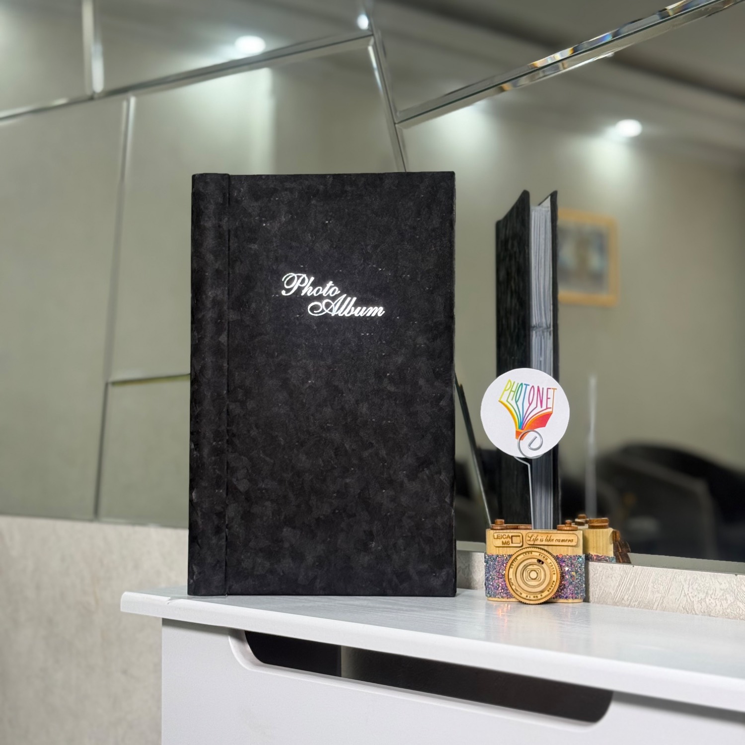 آلبوم پاکتی ۳۰۰عکس ۱۵*۱۰ مشکی ۵